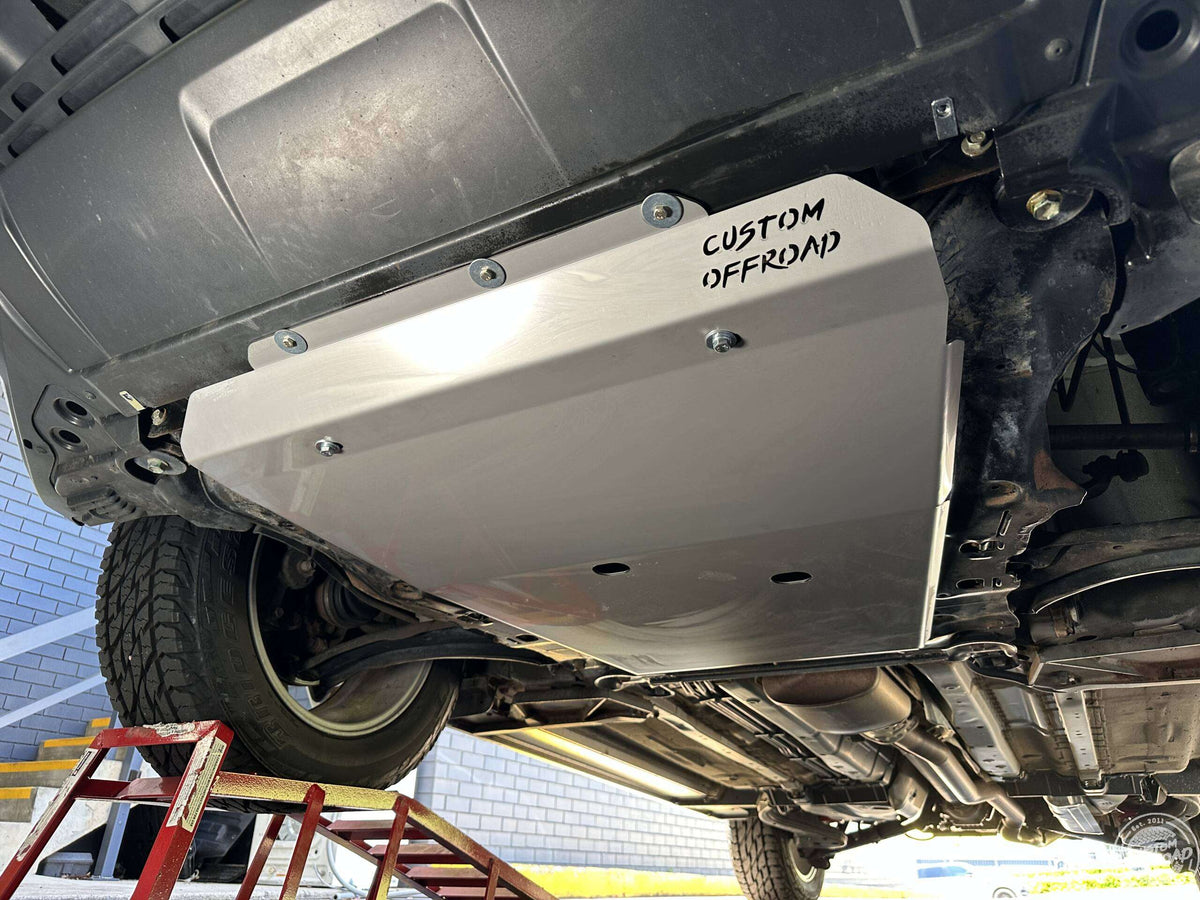 Custom Offroad - Bash Plates to Suit Nissan Xtrail T31 - Front Engine/Sump and Rear Bumper Guard