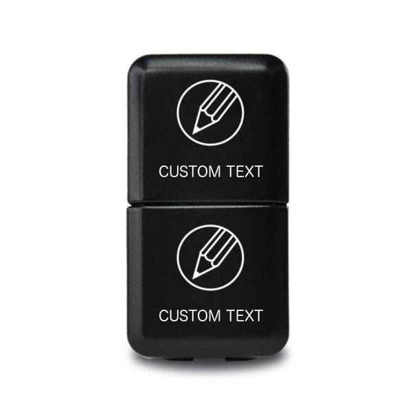 Custom Dual Switch to suit Toyota - On - Off (Latching) / On - Off (Latching)