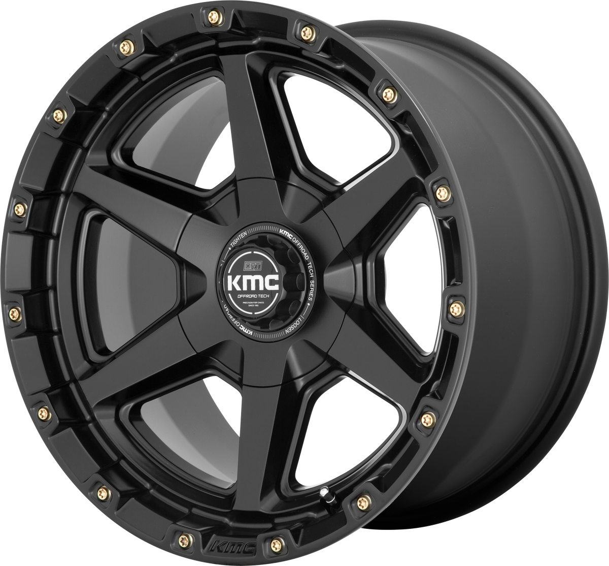 KM101 Tempo - 17x9, 5x127 / 5x139.7 PCD, 0mm offset, Satin Black with Grey Tint