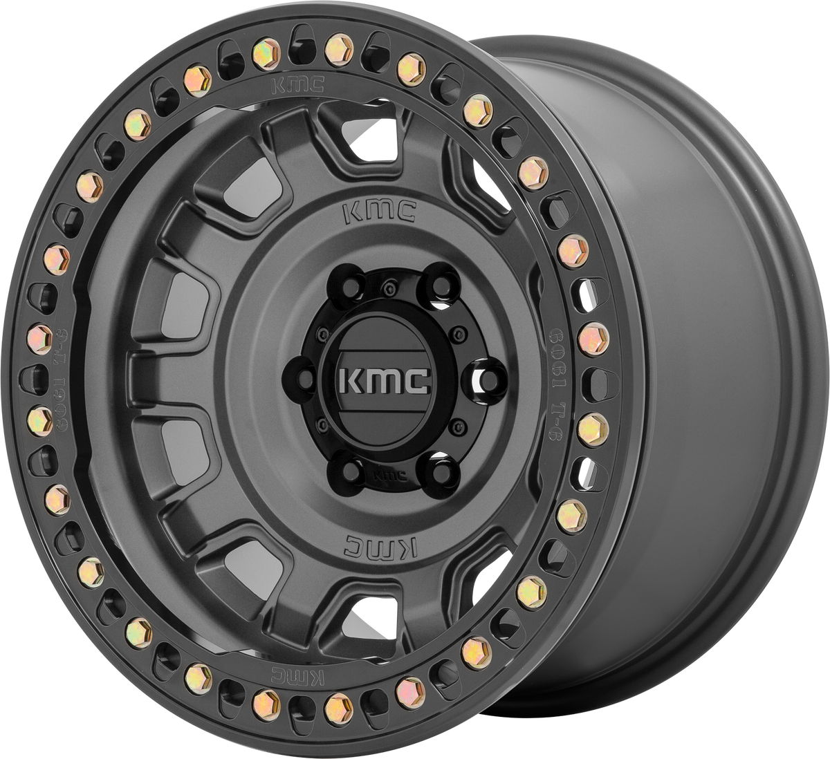 KM236 Tank Beadlock - 17x9, 6x139.7 PCD, -15mm offset, Satin Black