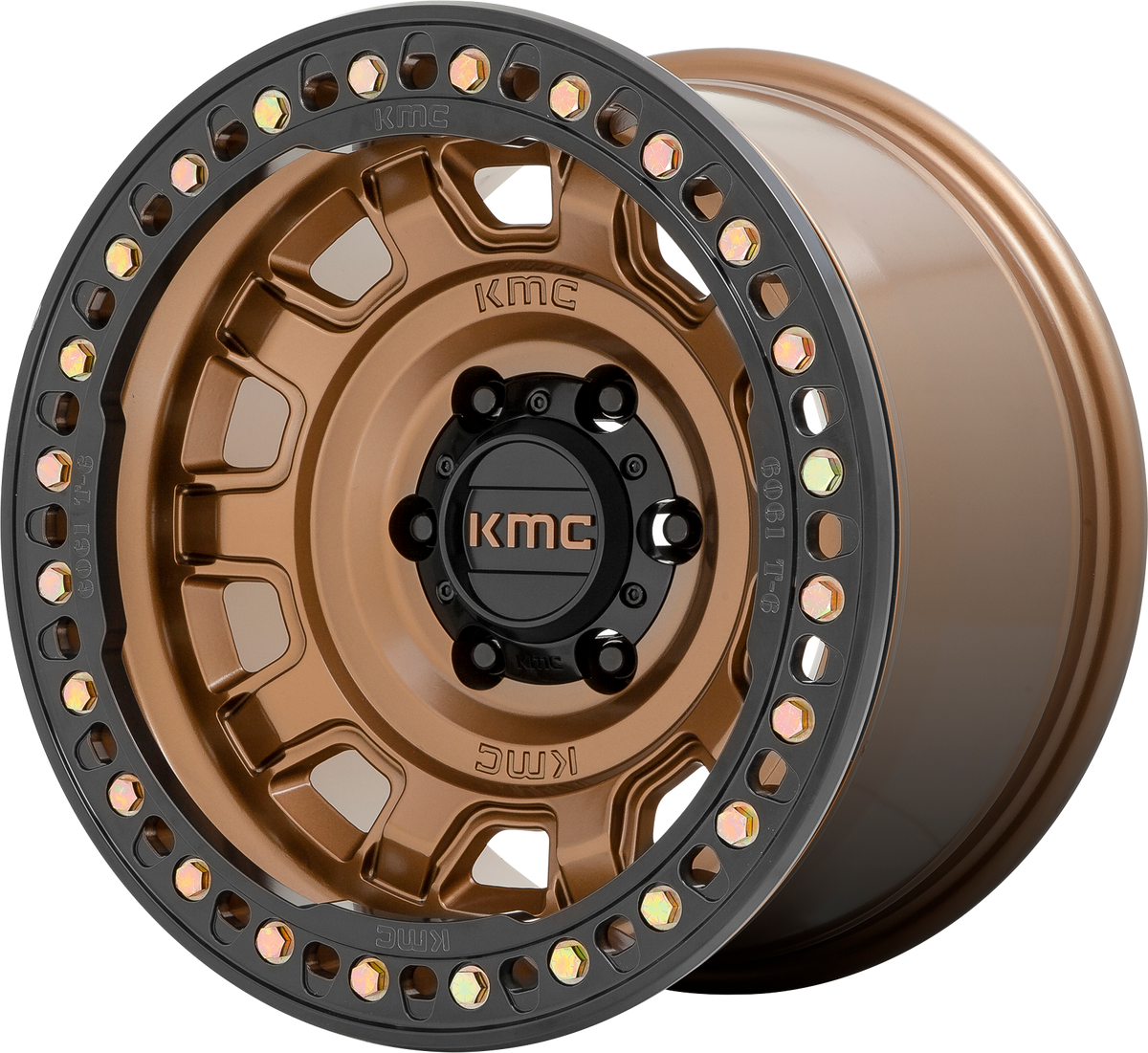 KM236 Tank Beadlock - 17x9, 5x127 PCD, -15mm offset, Candy Red