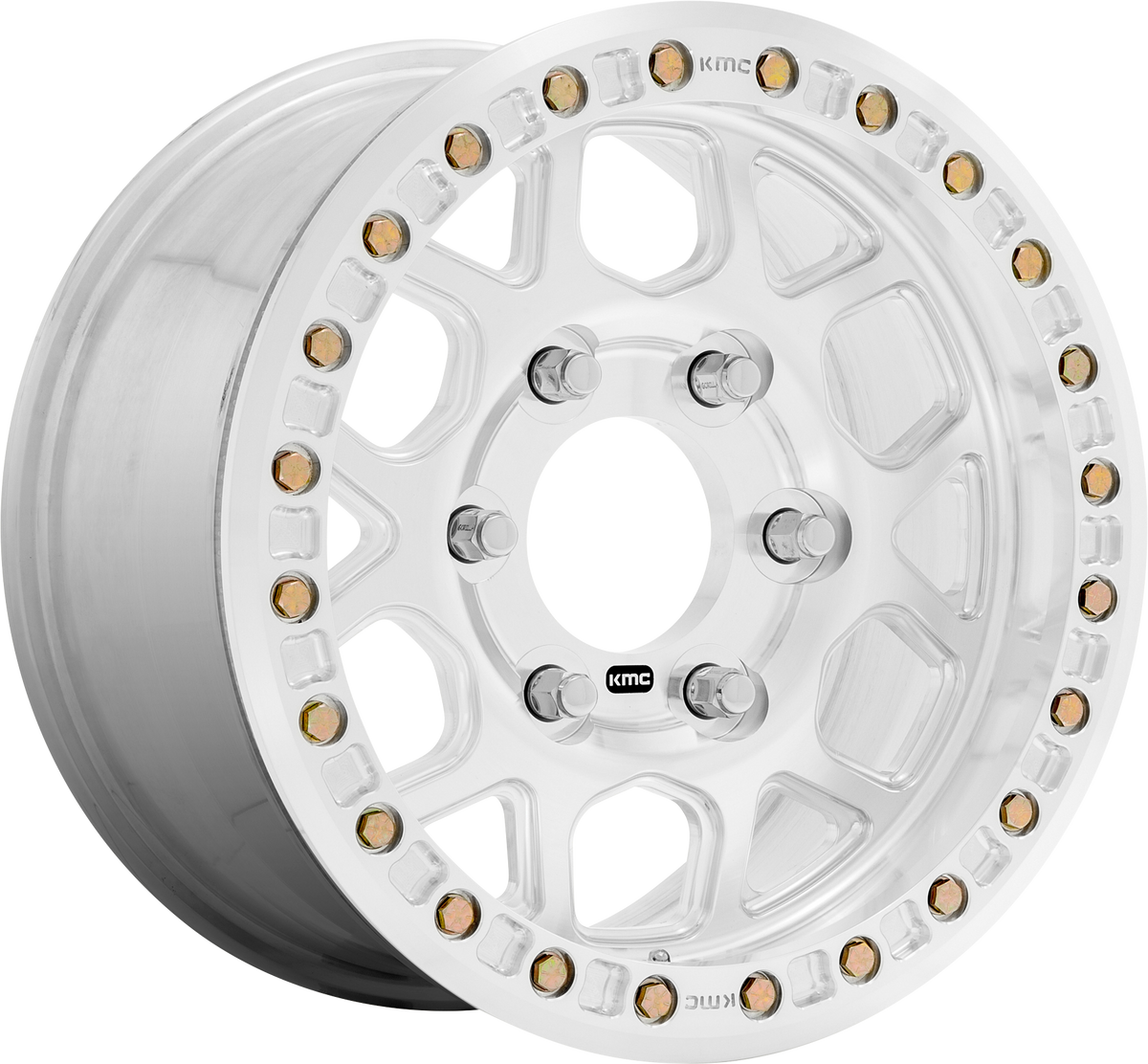KM444 Forged Mesa Beadlock - 17x9, 6x139.7 PCD, 0mm offset, Raw Machined