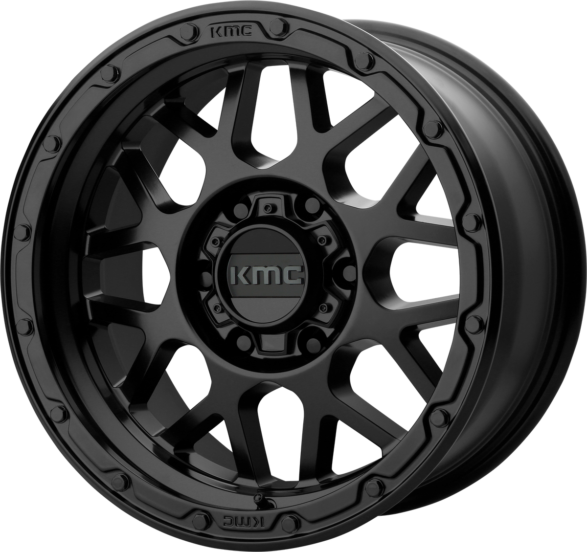 KM535 Grenade OR - 18x8.5, 6x139.7 PCD, 0mm offset, Matte Bronze Matte Black Lip