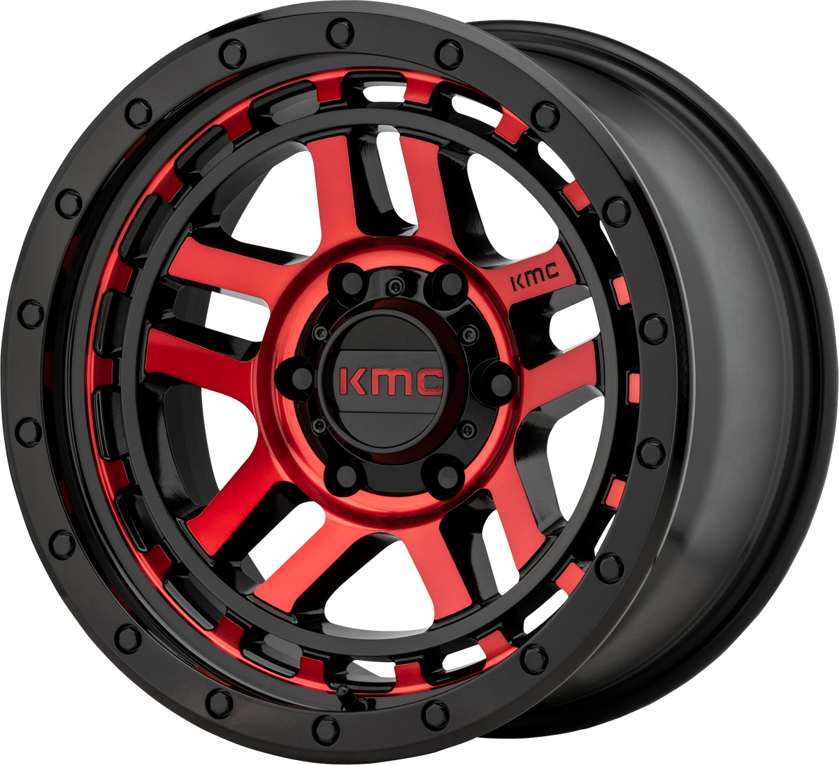 KM540 Recon - 17x9, 6x139.7 PCD, -12mm offset, Satin Black Machined