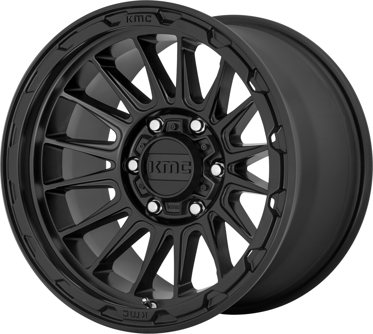 KM542 Impact - 18x9, 6x114.3 PCD, +18mm offset, Satin Black