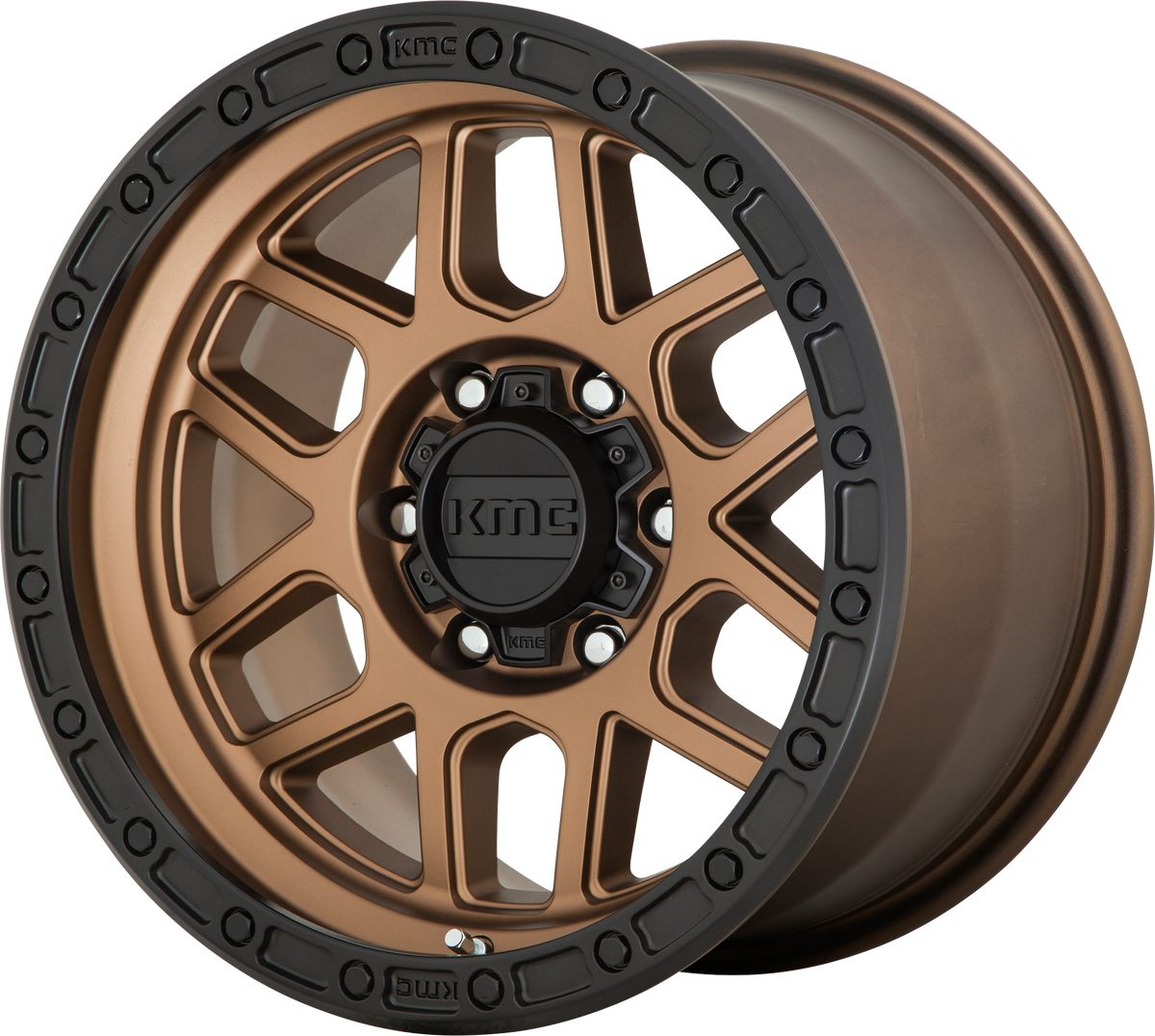 KM544 Mesa - 20x9, 8x170 PCD, +18mm offset, Matte Bronze with Black Lip