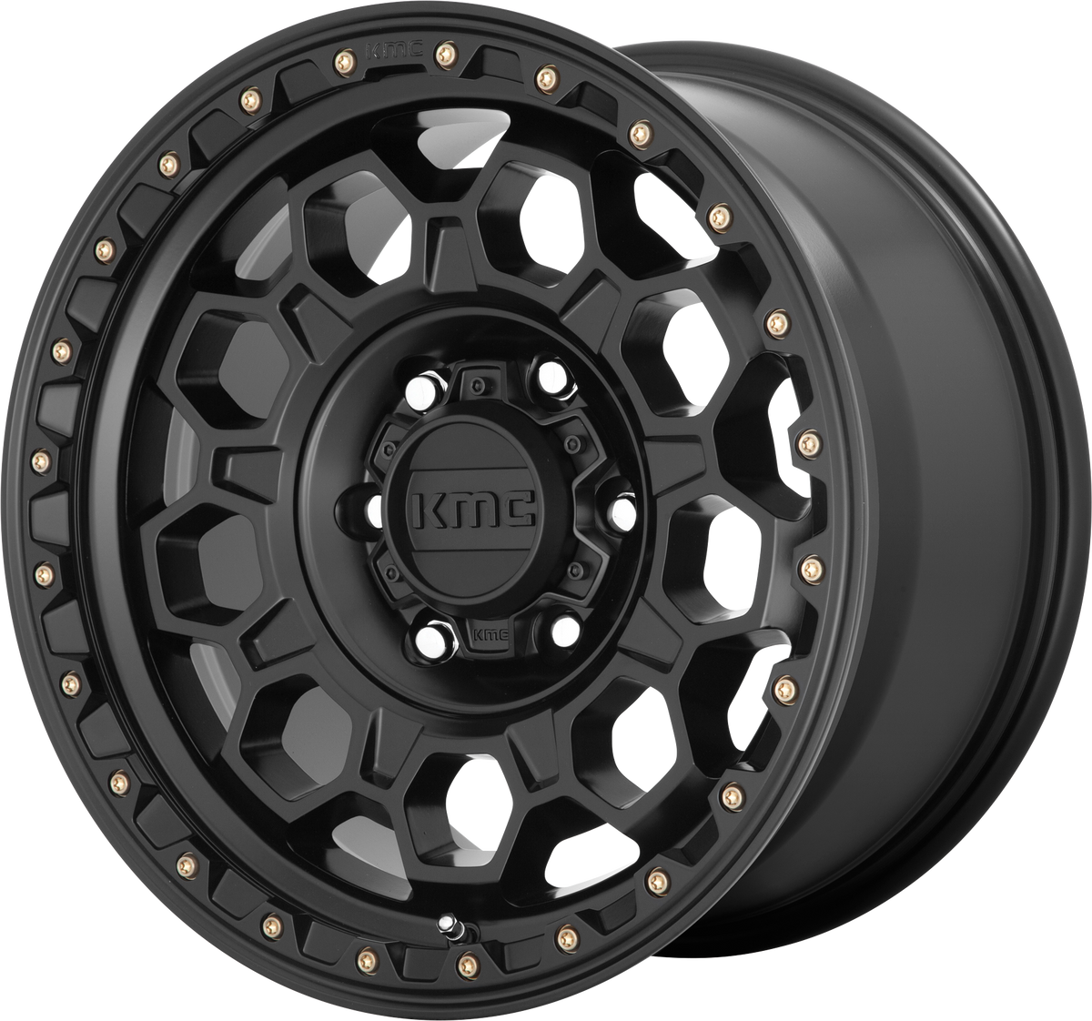 KM545 Trek - 17x9, 6x139.7 PCD, 0mm offset, Satin Black