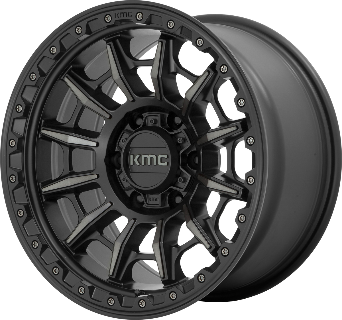KM547 Carnage - 17x9, 5x150 PCD, 0mm offset, Satin Black with Grey Tint