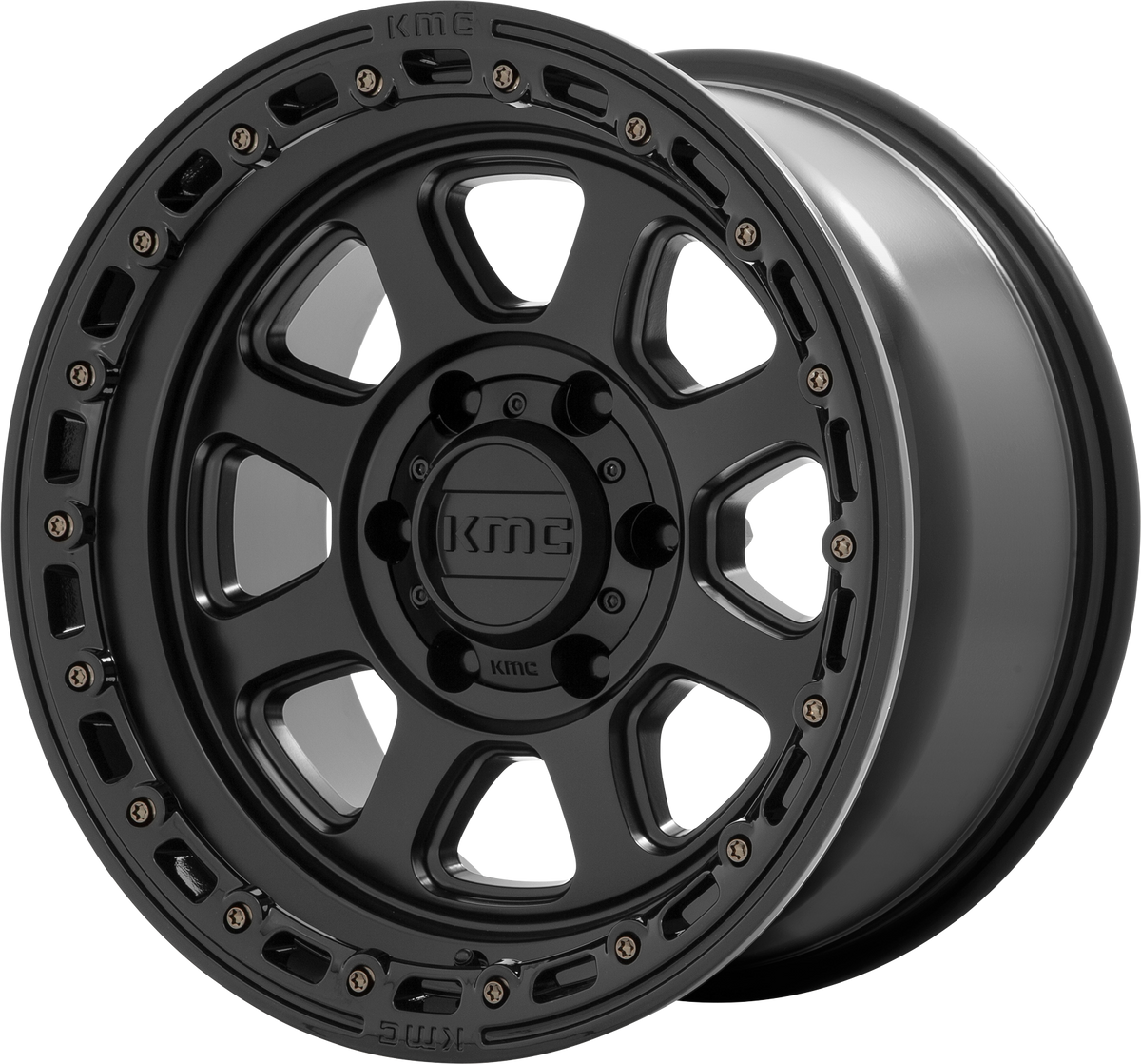 KM548 Chase - 20x9, 8x180 PCD, 0mm offset, Matte Bronze with Black Lip