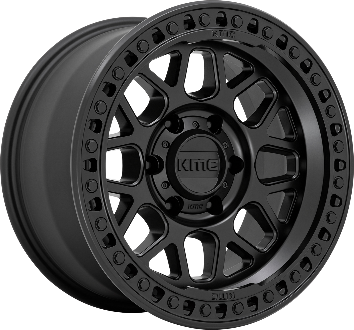 KM549 GRS - 17x9, 6x139.7 PCD, -12mm offset, Machined with Satin Black Lip