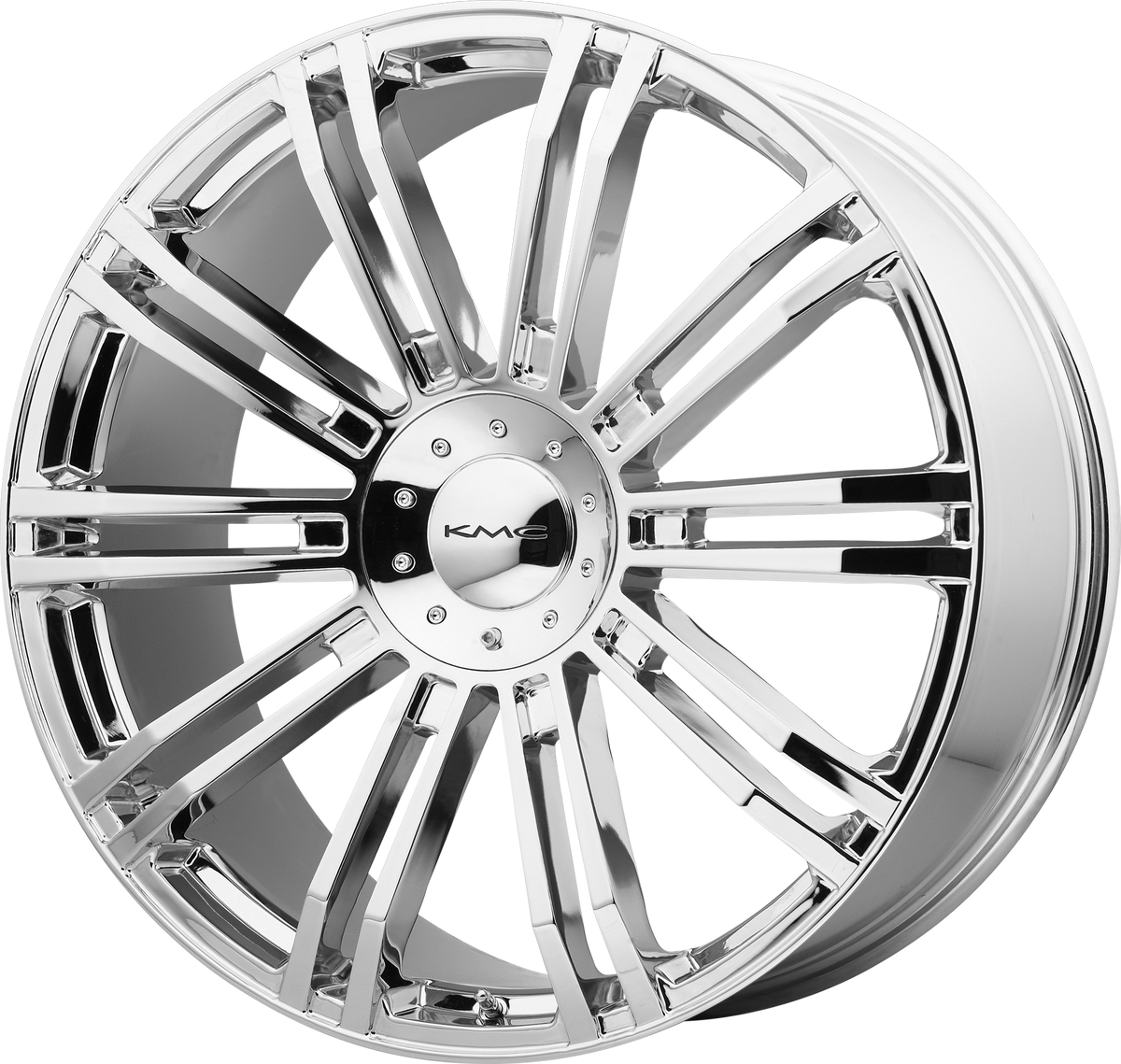 KM677 D2 - 22x9.5, 6x135 / 6x139.7 PCD, +35mm offset, Chrome