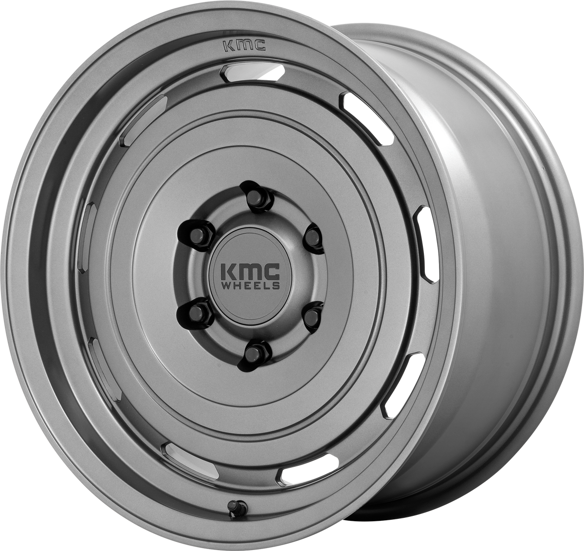 KM720 Roswell - 17x8.5, 6x135 PCD, 0mm offset, Matte Anthracite