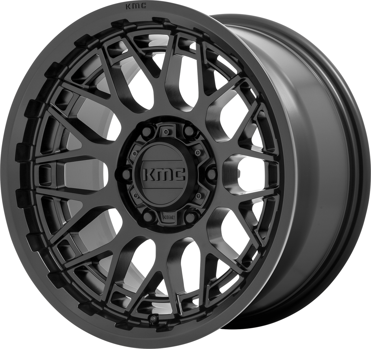KM722 Technic - 18x9, 5x127 PCD, +18mm offset, Satin Black