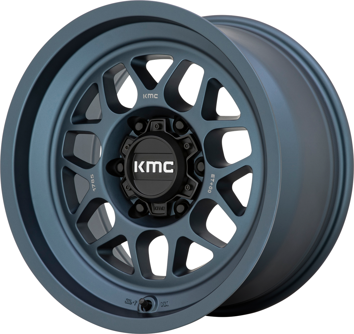 KM725 Terra - 17x8.5, 5x127 PCD, 0mm offset, Satin Black