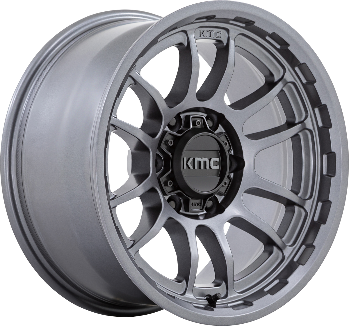 KM727 Wrath - 17x8.5, 5x127 PCD, -10mm offset, Satin Black