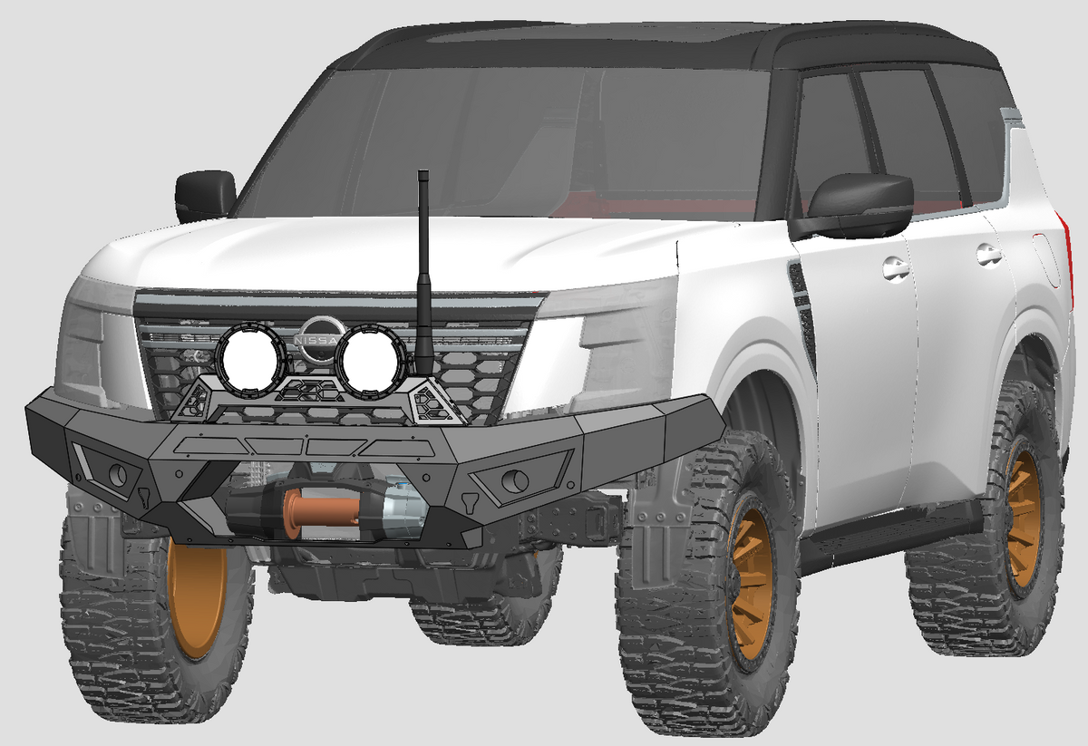 Offroad Animal - Predator bull bar to suit Nissan Y63 Patrol, 2025 to current