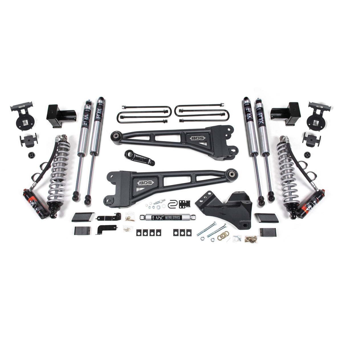 4" Lift Kit with FOX 2.5" Coilover Shocks suits Ford F-350 Super Duty (17-19) by BDS Suspension