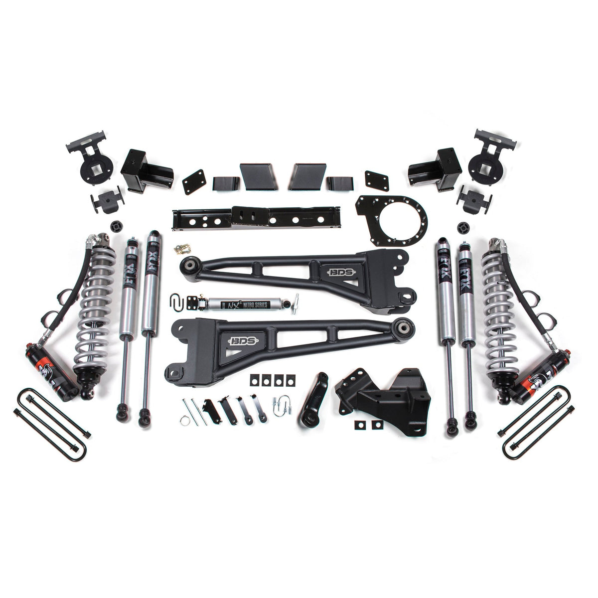 6" Lift Kit with Fox 2.5" PE Coilover Shocks (Diesel) suits Ford F-250 Super Duty/F-350 Super Duty (17-19) by BDS Suspension