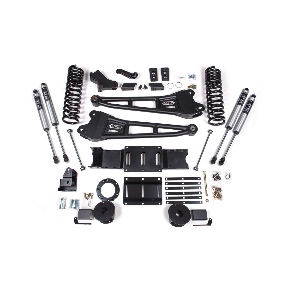 4" Lift Kit with Fox 2.0" Shocks (Rear Air Ride) suits Ram 2500 (19-24) by BDS Suspension