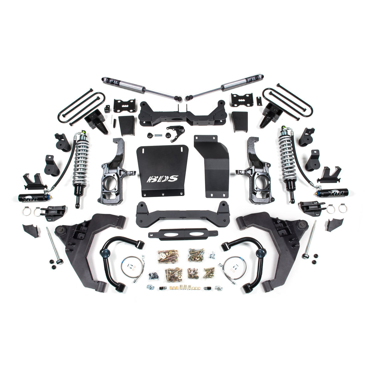 6.5" Lift Kit with Fox 2.5" PE DSC Shocks, Rear Fox2.0 suits Chev 2500/3500 (11-19) / GMC 2500/3500 (11-19) by BDS Suspension
