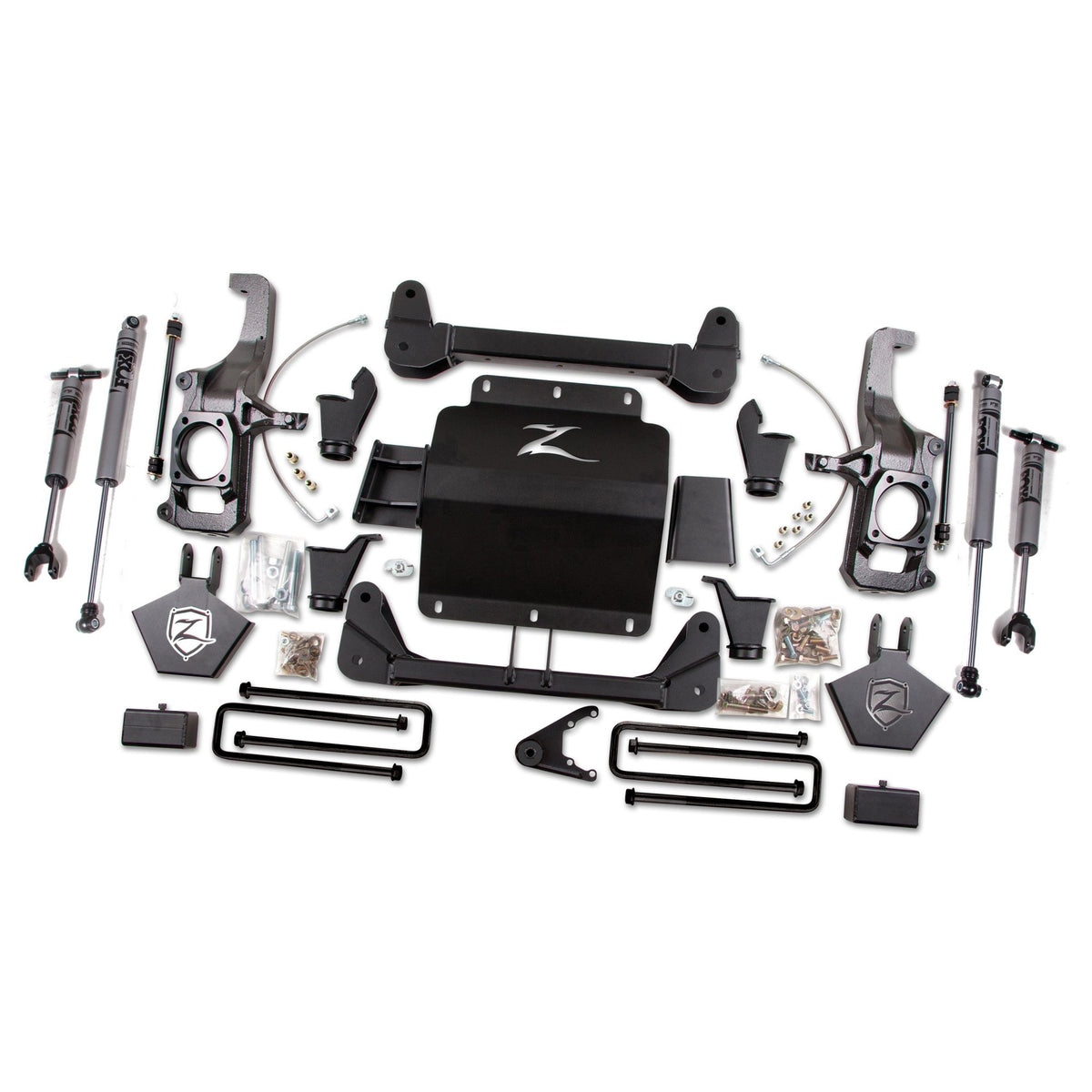 5" Lift Kit with Fox 2.0" Shocks suits Chev 2500/3500 (11-19) / GMC 2500/3500 (11-19) by Zone Offroad