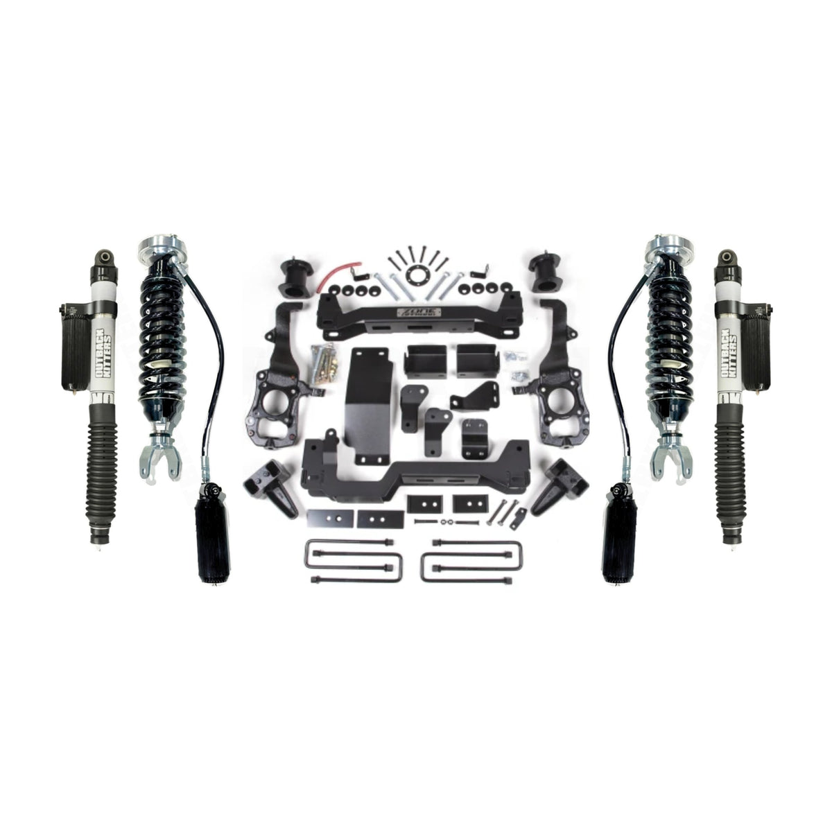 6" Lift Kit with Fox 2.0" Snap Ring IFP Shocks suits Ford F-150 (21-24) by Zone Offroad