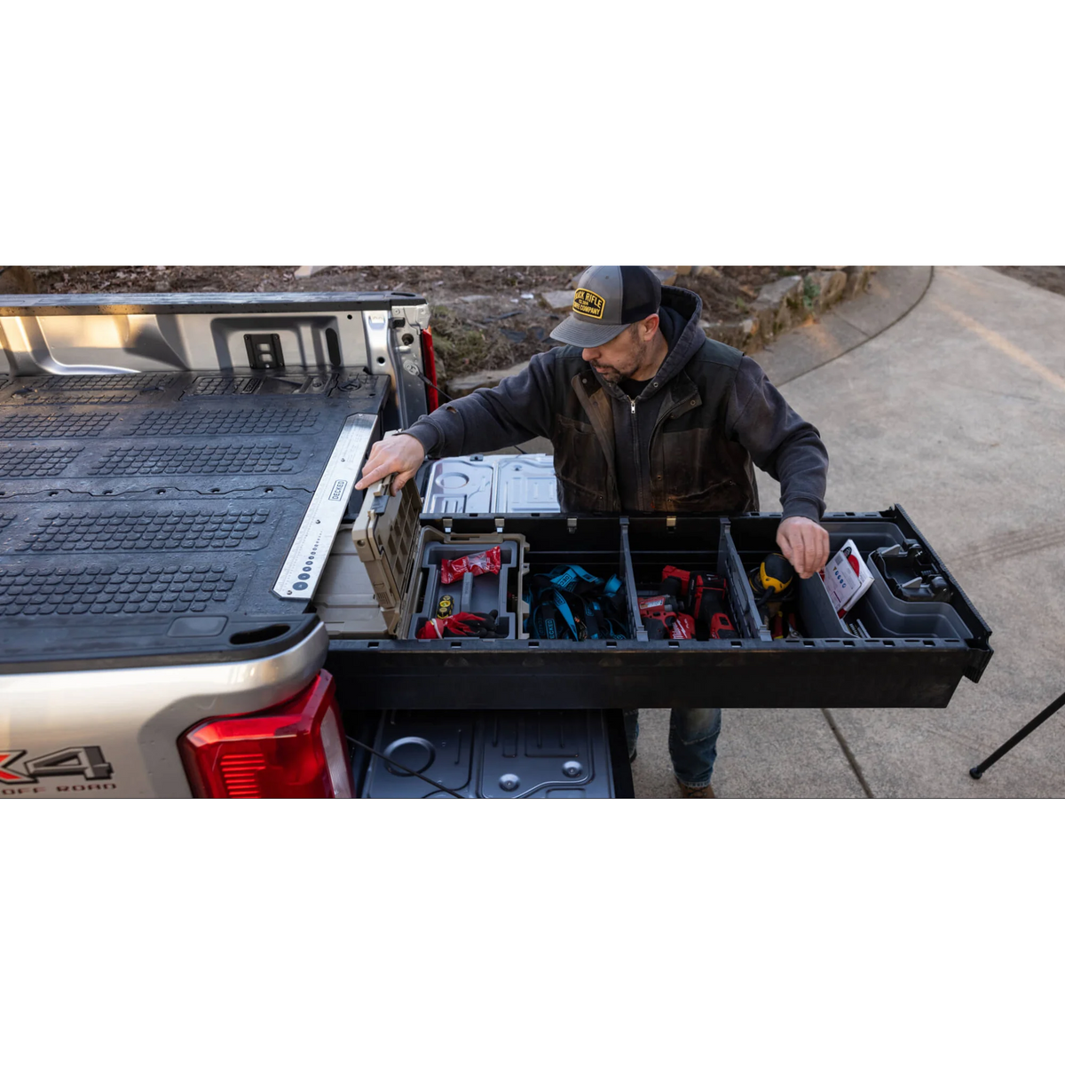 Drawer System (8' Tub) + Load Floor + Premium Accessory Pack suits Chev 2500 (01-26), 3500 (07-26) / GMC 2500 (20-26) by DECKED