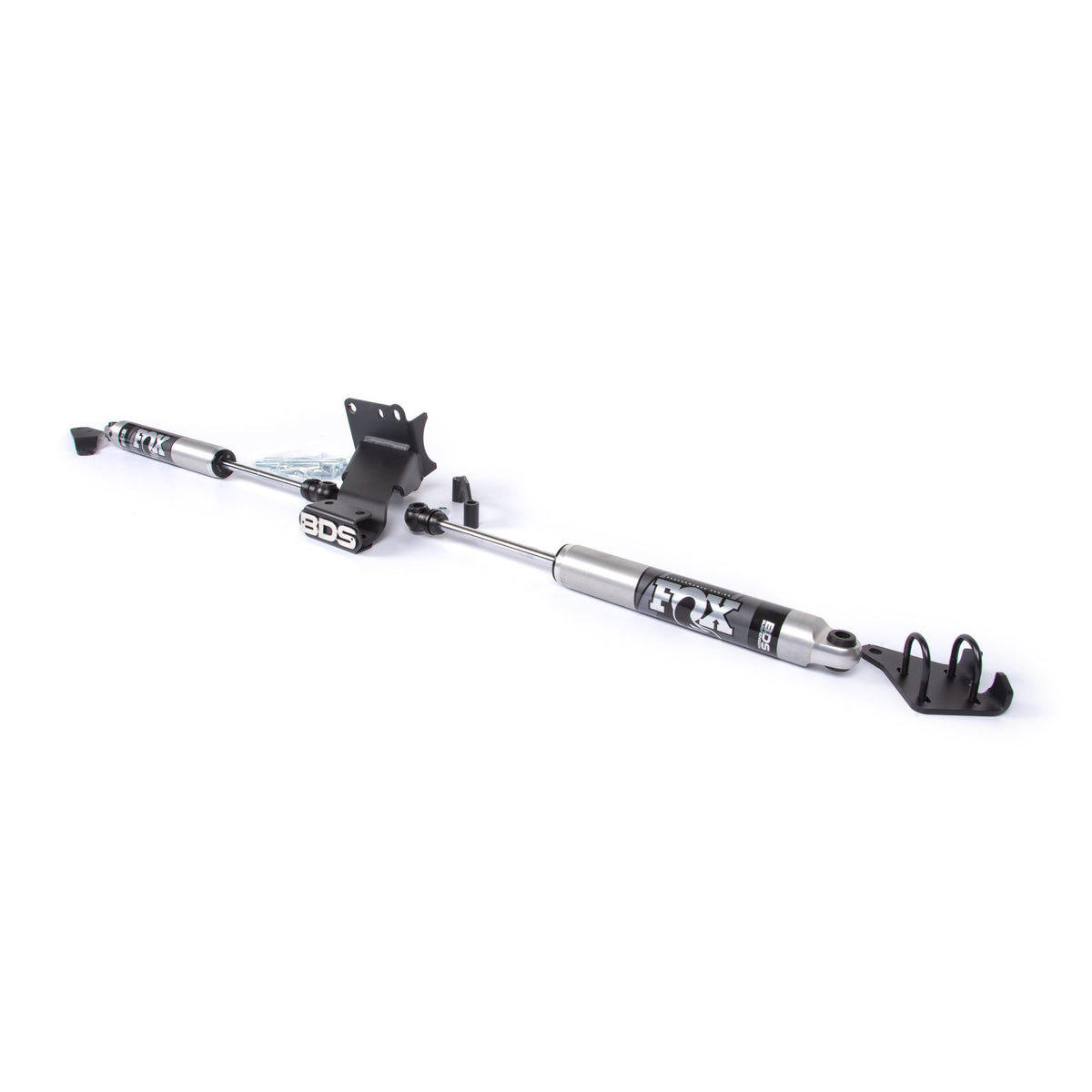 Dual Steering Stabiliser Kit with Fox 2.0 Performance Series Steering Stabiliser Shocks suits Ram 2500 (19-26), 3500 (19-24) by BDS Suspension