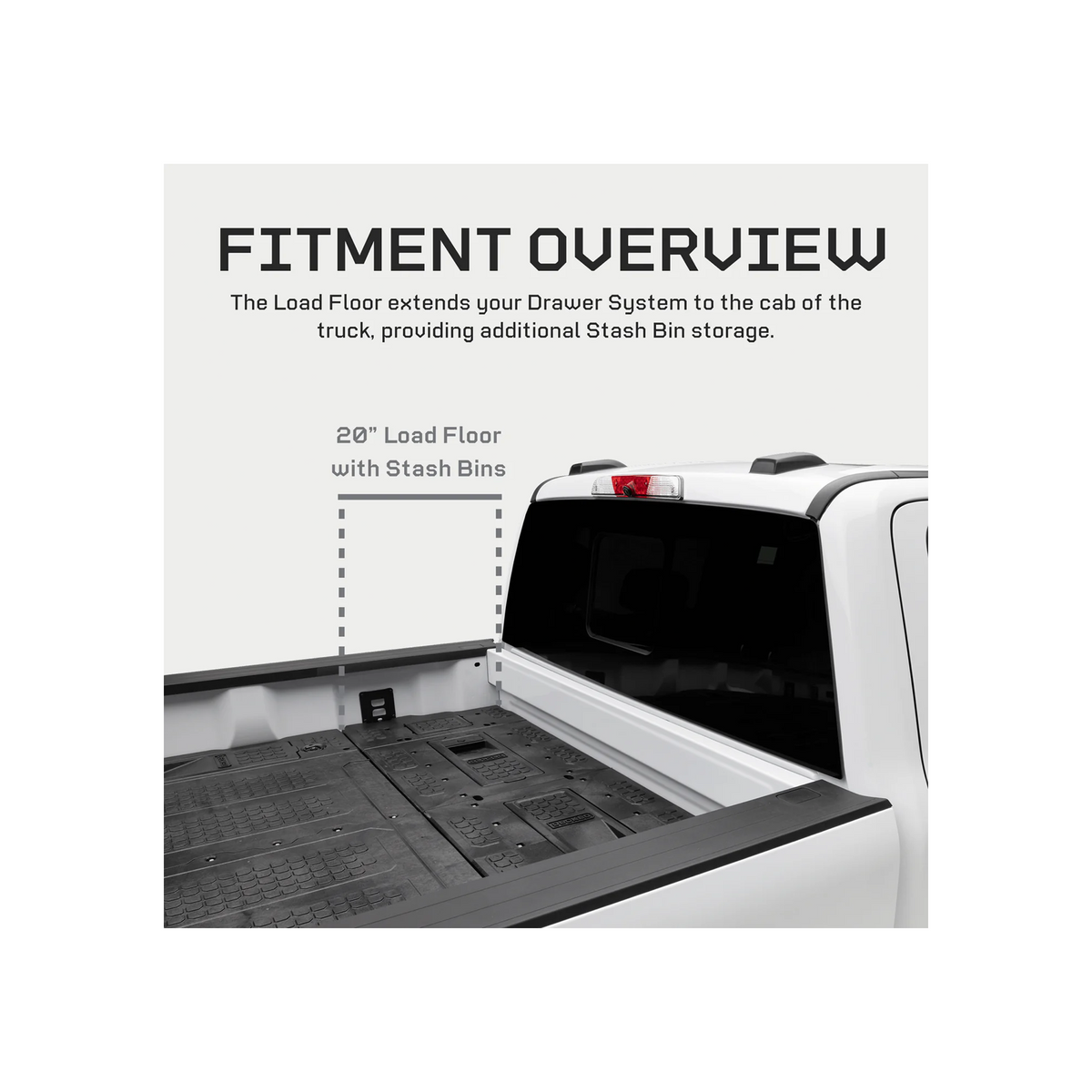 Drawer System (8' Tub) + Premium Accessory Pack + Load Floor suits Ford F-250 Super Duty/F-350 Super Duty (99-26) by DECKED