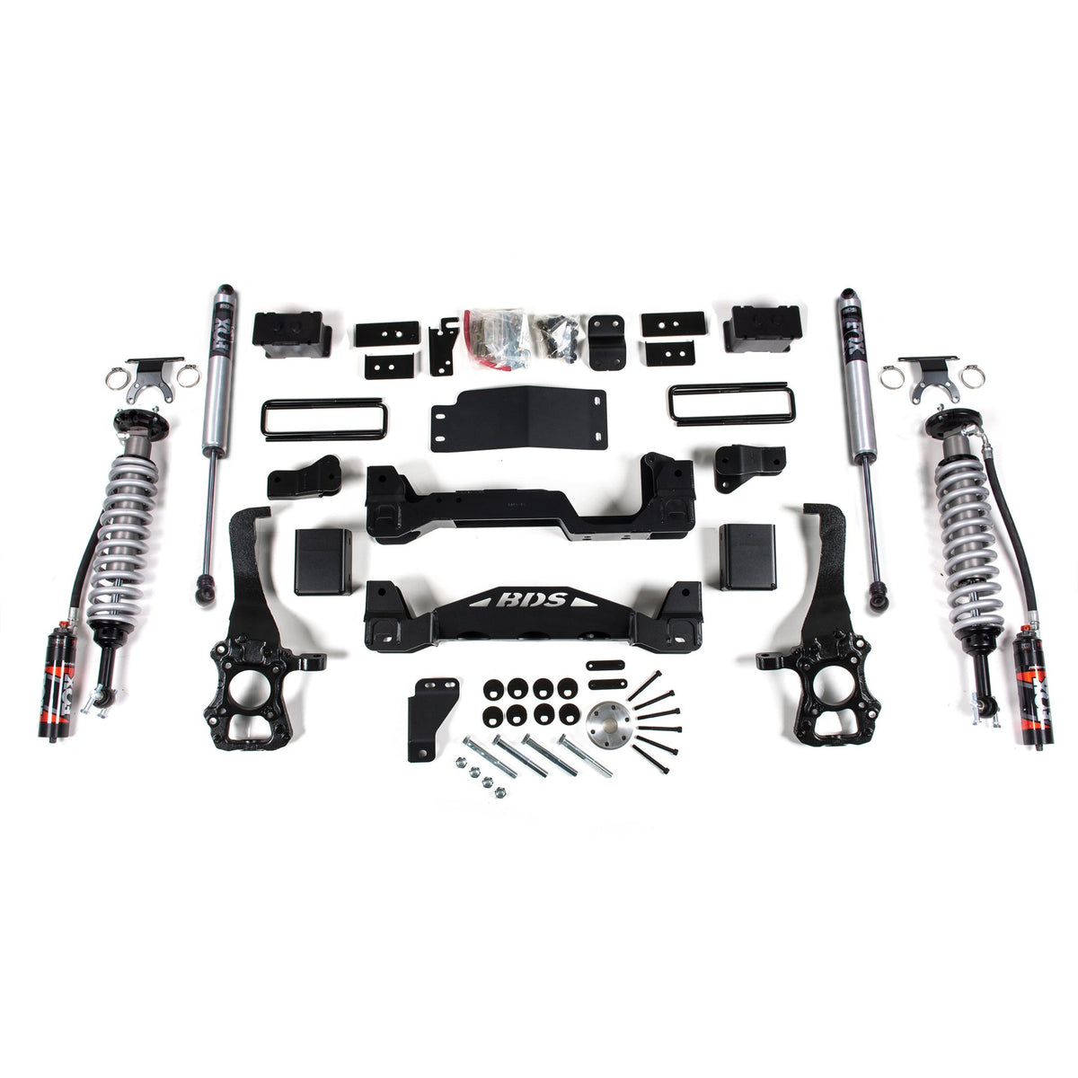 6" Lift Kit with Fox 2.5" Front Coilover Shocks suits Ford F-150 (15-20) by BDS Suspension