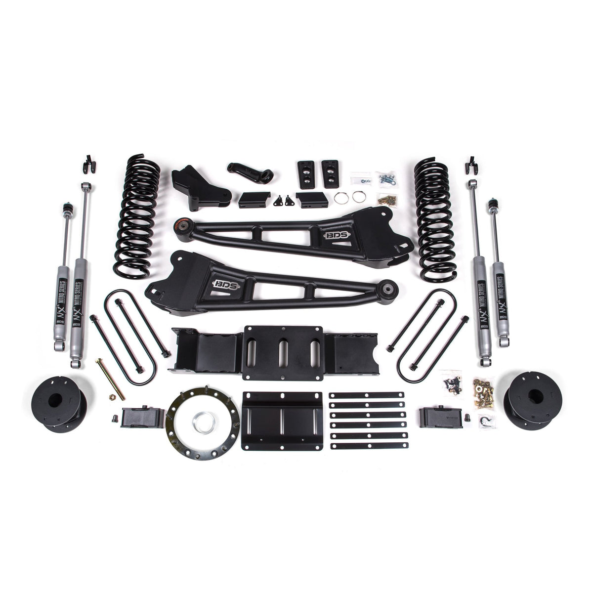4" Lift Kit, Rear Air Ride with Fox 2.0" Shocks suits Ram 3500 (19-24) by BDS Suspension