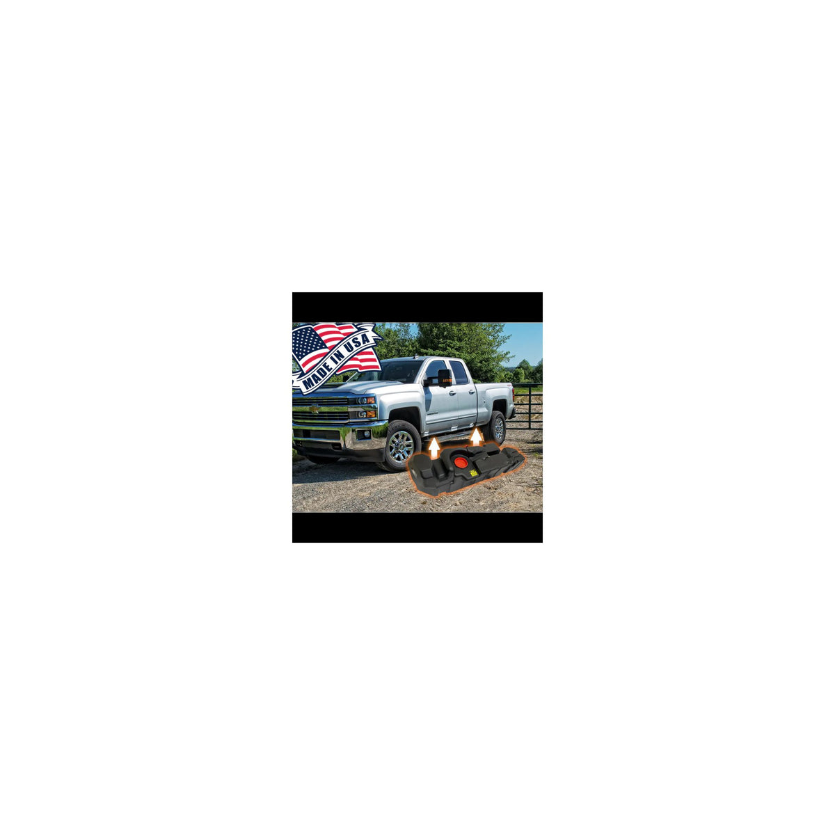 Long Range Fuel Tank, 210L (Crew Cab) suits Chev/GMC 2500/3500 (2017-2019) by Titan Tanks