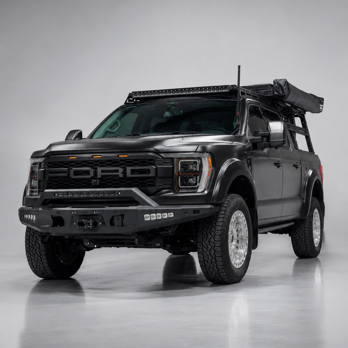 Pre Runner Bar, Chuck Series, Texture Black suits Ford F-150 (21-26) by Outback Kitters