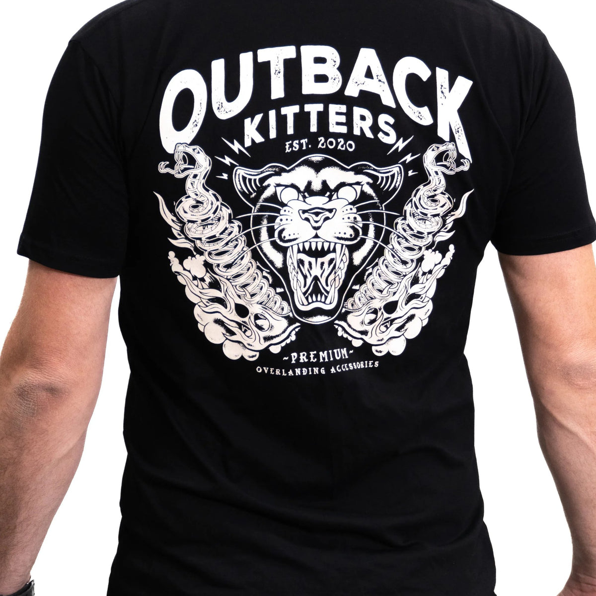 "Spock" Tee - Black - Small by Outback Kitters