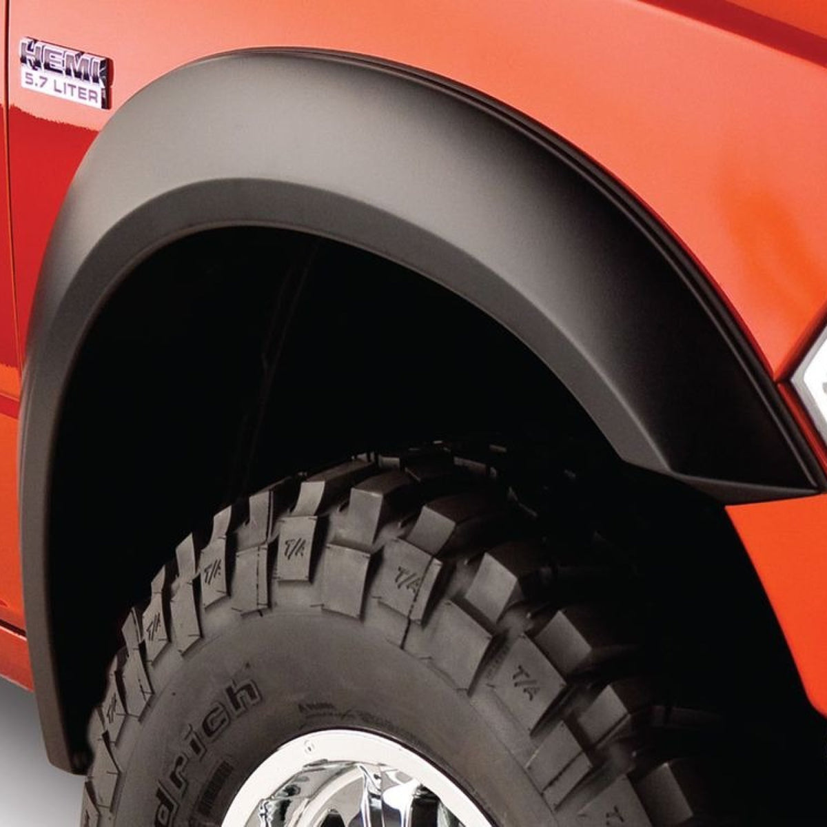 2" Smooth Fender Flares, Black, Front & Rear suits Ram 1500 DS (13-24) by Husky Liners