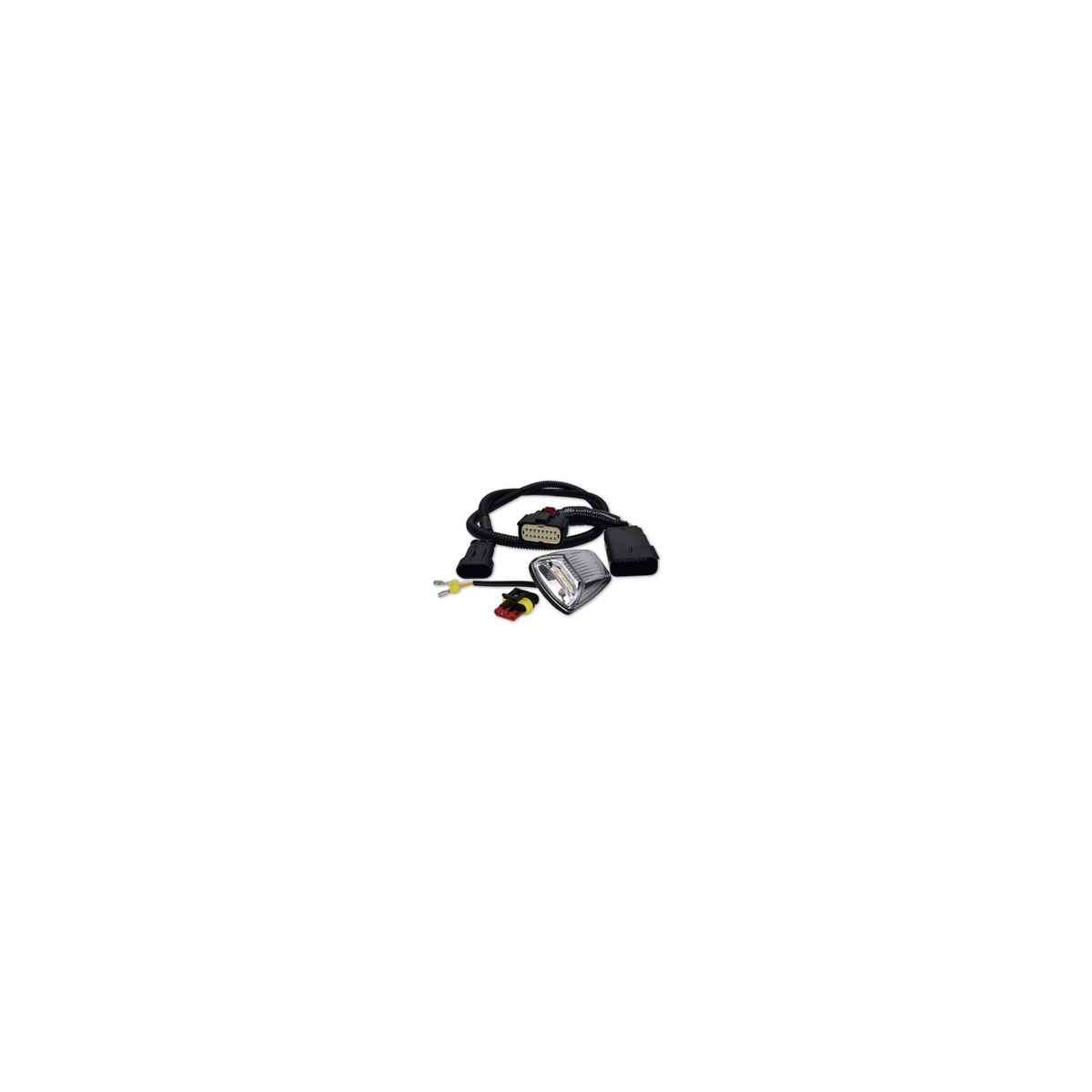 Cat 6 Patch Harness and Indicator, Single, Two (2) Required, Driver & Passenger by AMTRUX