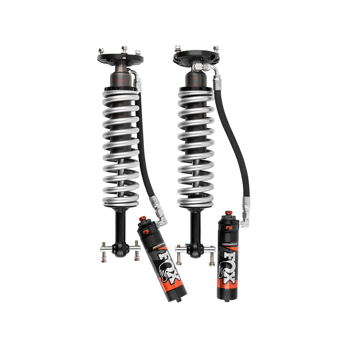 Front Fox Performance Elite Series 2.5" Coilover Remote Reservoir DSC Shocks, Suits 0-2" Lift, Set of 2 suits Chev 1500 (19-26) / GMC 1500 (19-26) by BDS Suspension