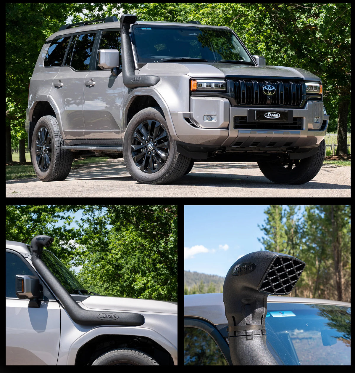 Safari V-Spec Snorkel to suit Toyota LandCruiser Prado 250 Series