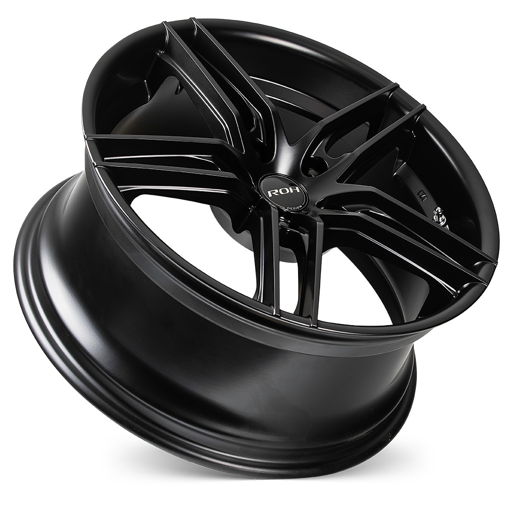 17X8 35 5/120 MONACO MATTE BLACK
