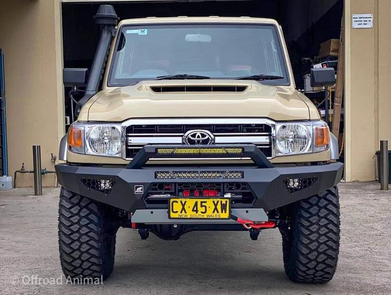 Offroad Animal - Predator Bull bar, To suit Toyota Land Cruiser 76, 78, 79 Series, 2007-2023 ( Does Not Suit 2017+ Single Cab)