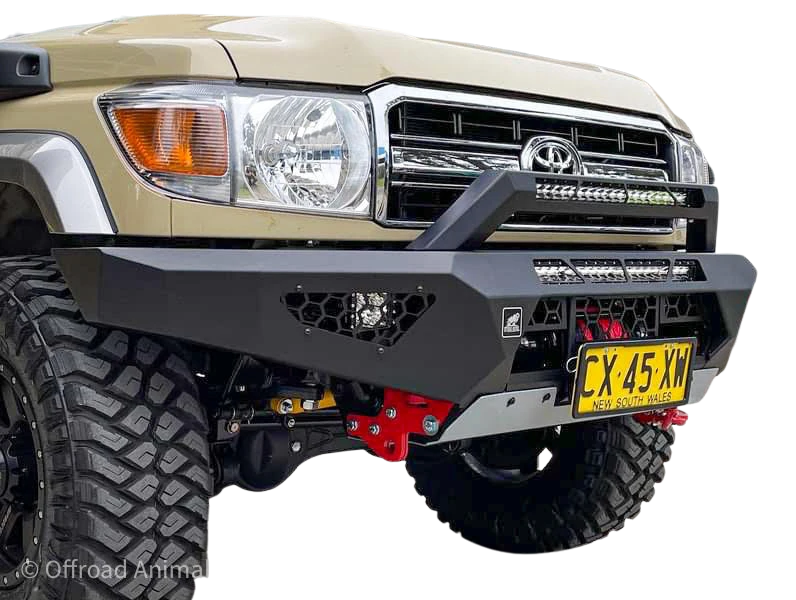Offroad Animal - Predator Bull bar, To suit Toyota Land Cruiser 76, 78, 79 Series, 2007-2023 ( Does Not Suit 2017+ Single Cab)