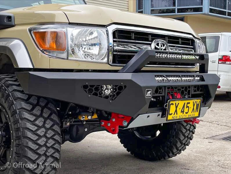 Offroad Animal - Predator Bull bar, To suit Toyota Land Cruiser 76, 78, 79 Series, 2007-2023 ( Does Not Suit 2017+ Single Cab)