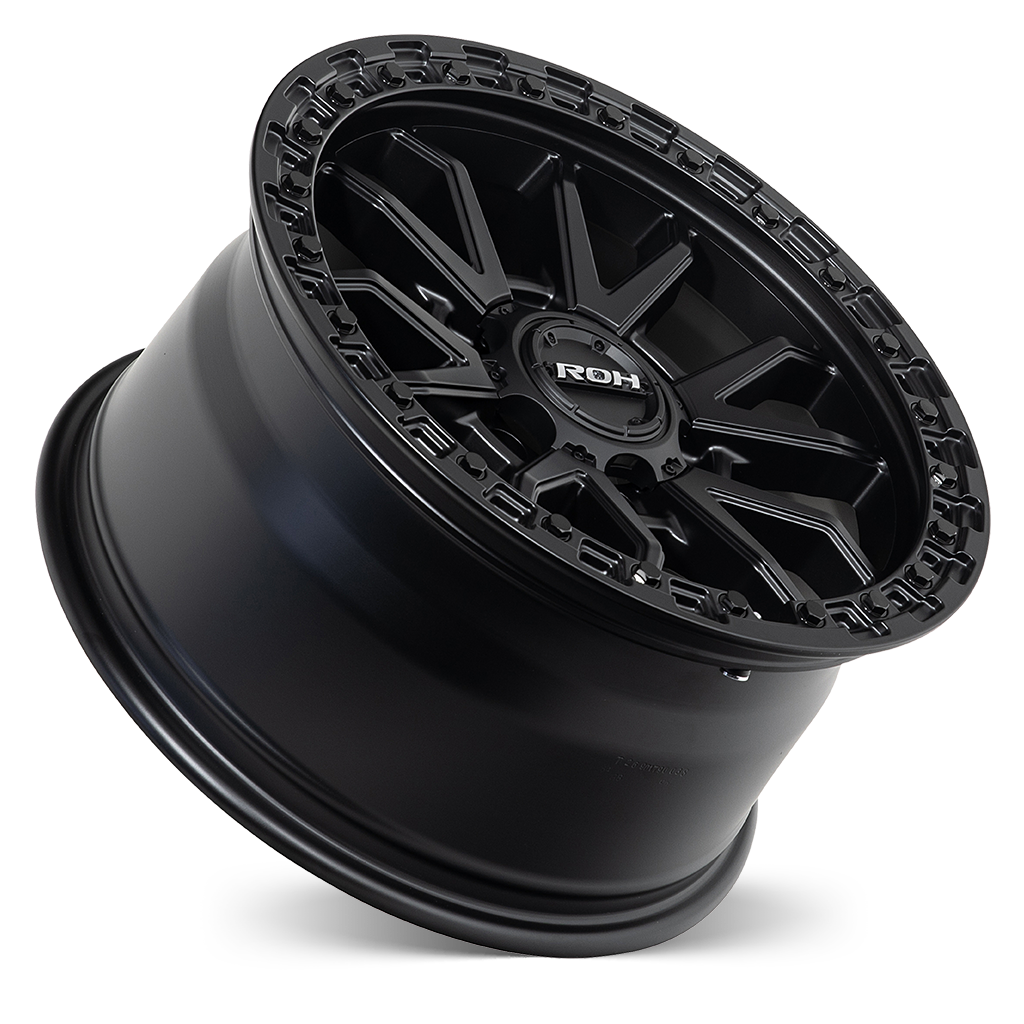 18X9 12 6/135 RAID MATTE BLACK