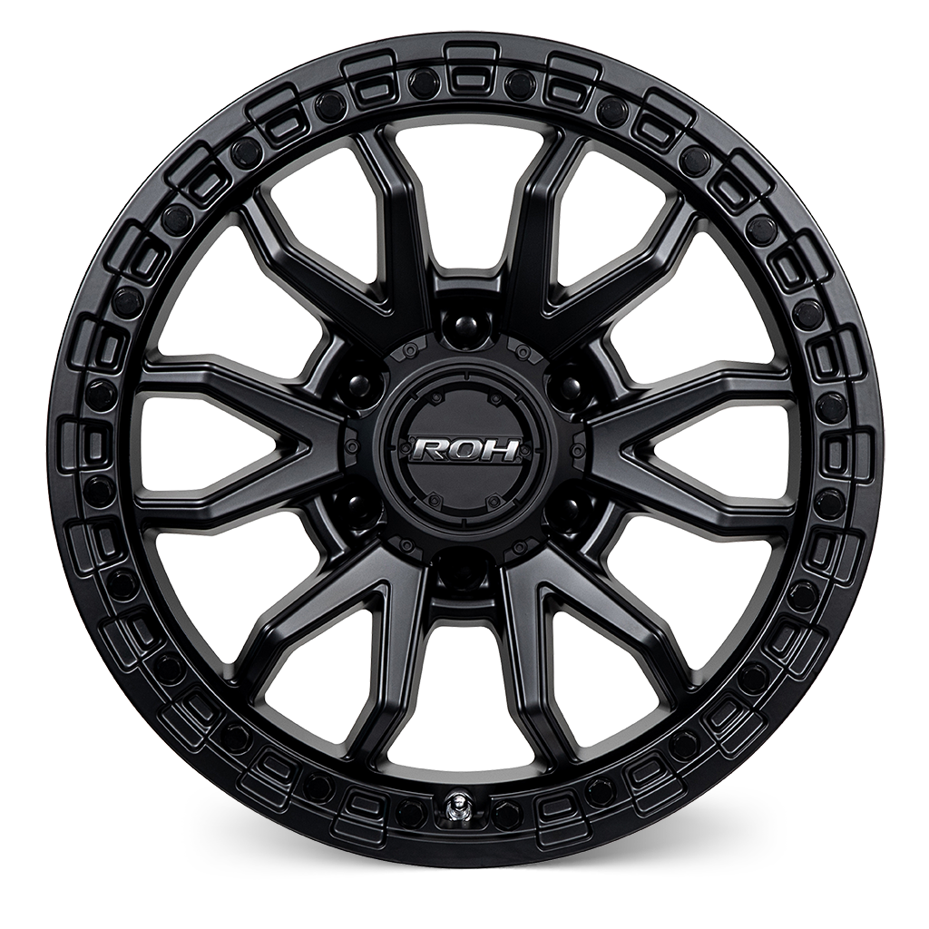 17X9 12 6/139.7 RAID MATTE BLACK
