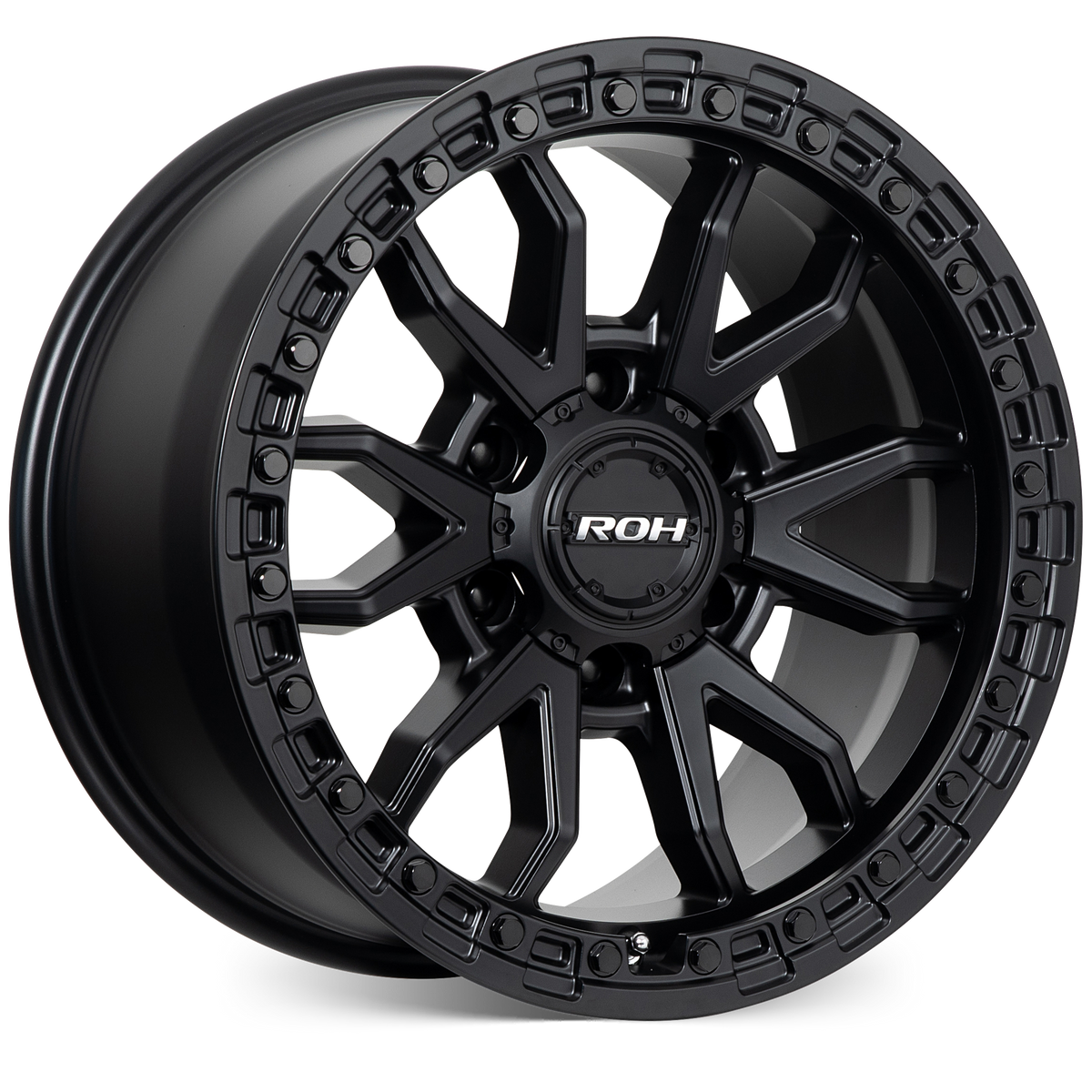 17X9 12 6/139.7 RAID MATTE BLACK