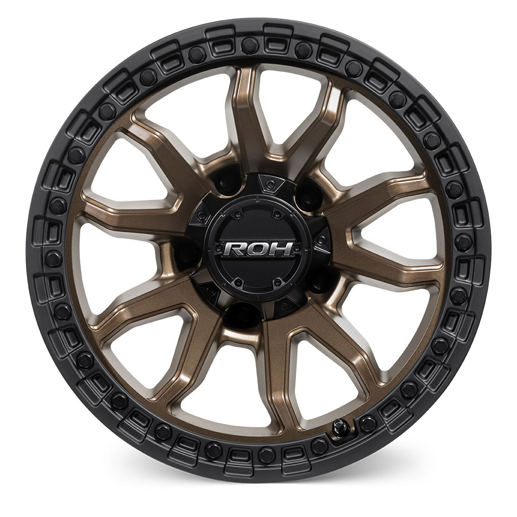 17X9 -59 5/150 RAID 5 BRONZE CENTRE BLACK LIP