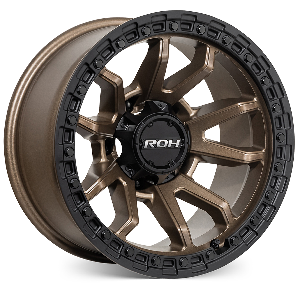 17X9 -59 5/150 RAID 5 BRONZE CENTRE BLACK LIP
