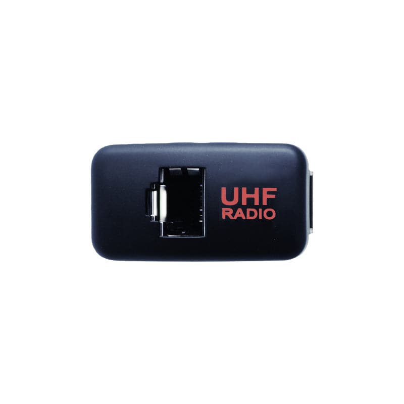 RJ45 Passthrough to suit Toyota - Horizontal - Red / Horizontal (Text Right)