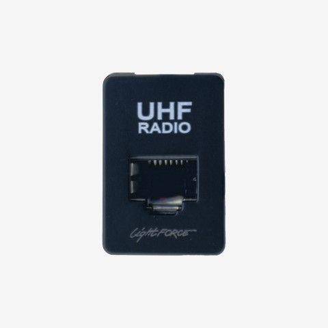 UHF Face Plate RJ45 TY2 suitable for Toyota - Cyan