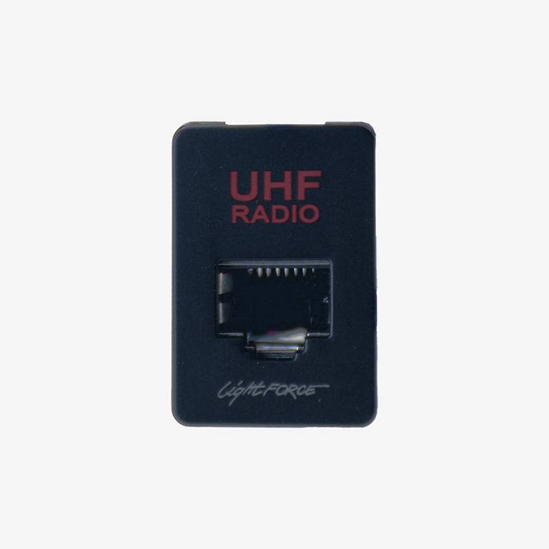 UHF Face Plate RJ45 TY2 suitable for Toyota - Red